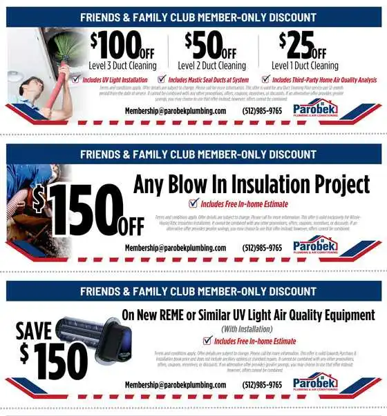 Maintenance Plan Offers