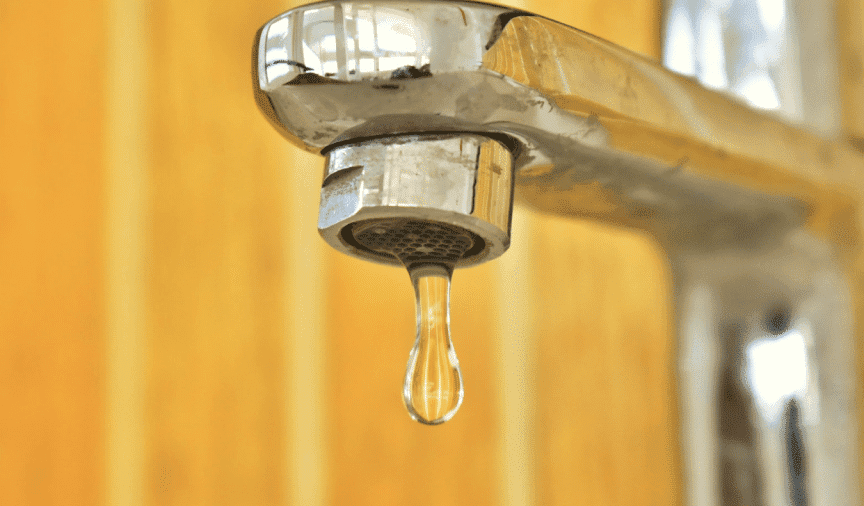 Leaking faucet